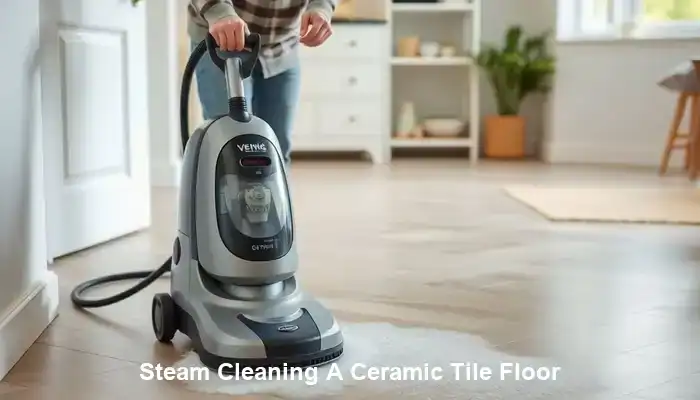 Steam Cleaning A Ceramic Tile Floor